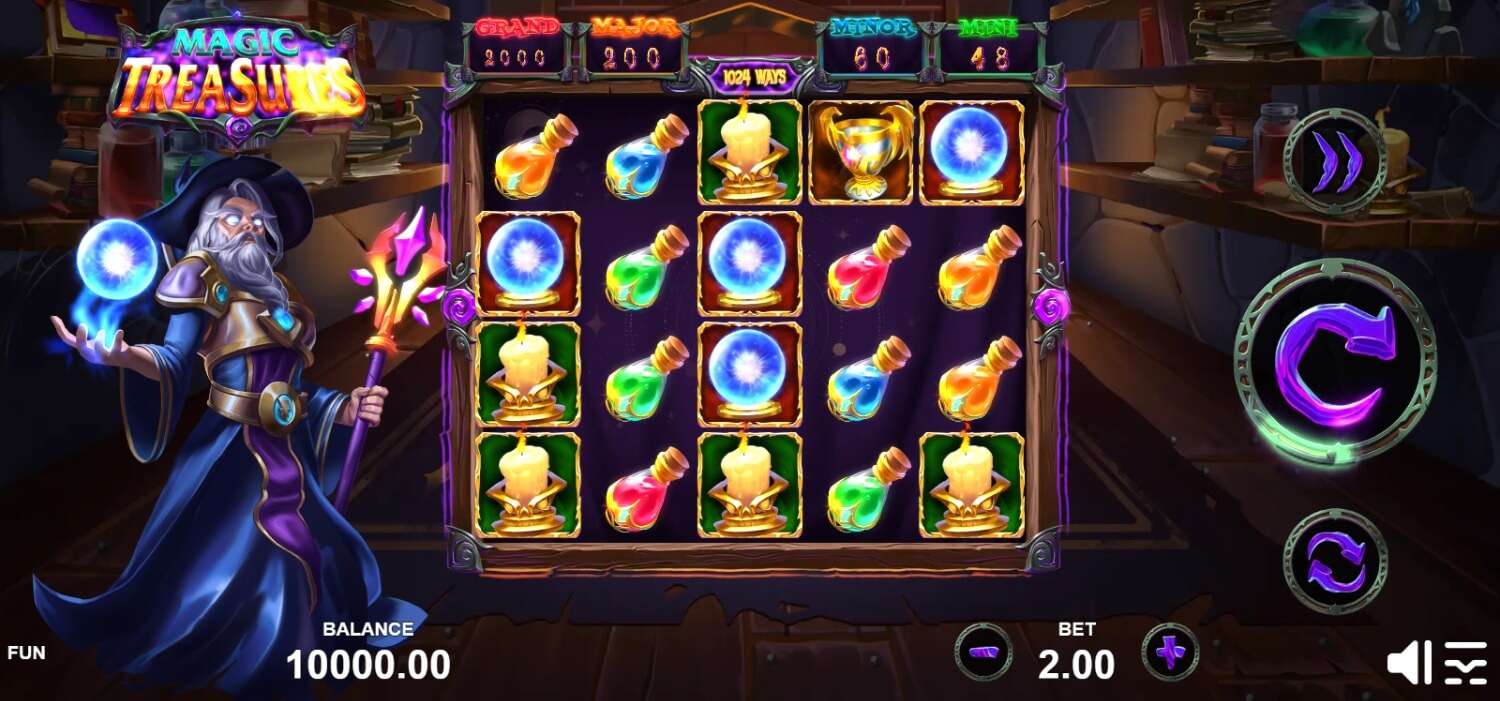 Скриншот слота Secrets of Sorcerer от iSoftBet