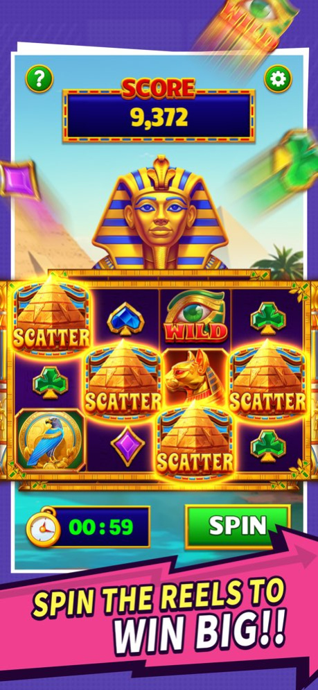 Скриншот слота Secrets of the Nile от Leap Gaming