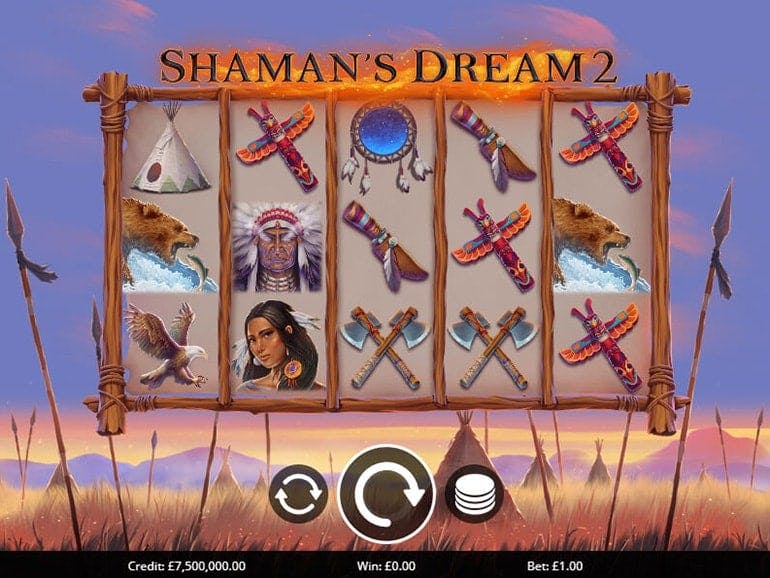 Скриншот слота Shaman’s Dream 2 от Eyecon