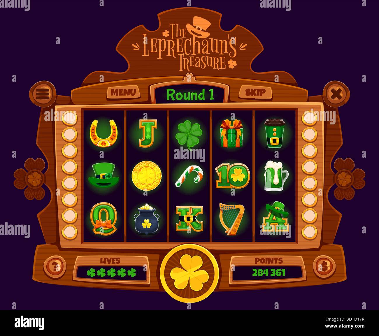 Скриншот слота Shamrock Treasures от Spearhead Studios