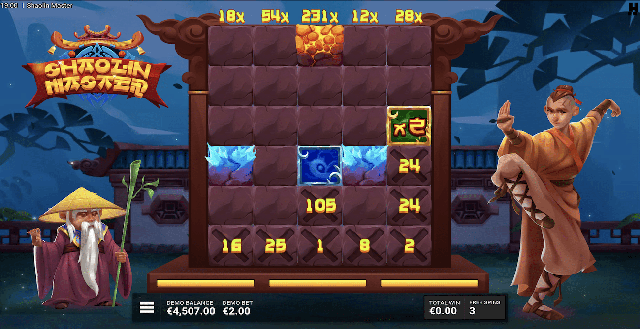 Скриншот слота Shaolin от Hacksaw Gaming
