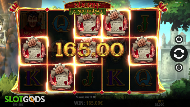 Скриншот слота Sheriff Of Nottingham от iSoftBet