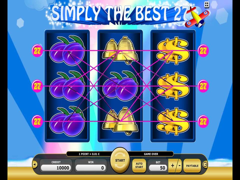 Скриншот слота Simply The Best от Gamomat