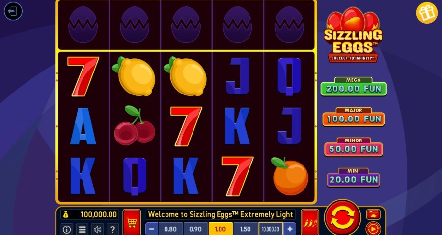 Скриншот слота Sizzling Eggs от Wazdan