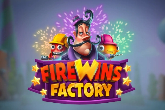 FireWins Factory - игровой интерфейс с барабанами