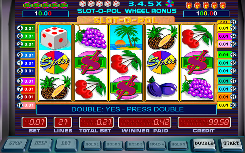 Скриншот слота Slot o Pol от Mega Jack