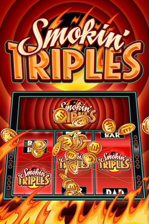 Скриншот слота Smokin Triples от Everi