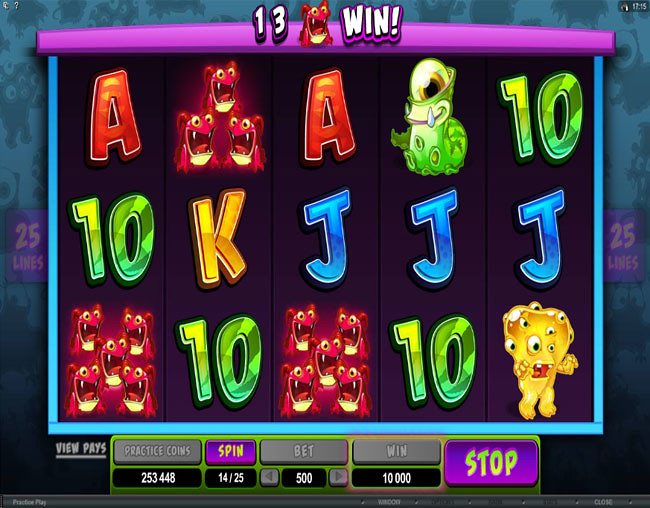 Скриншот слота So Many Monsters от Microgaming