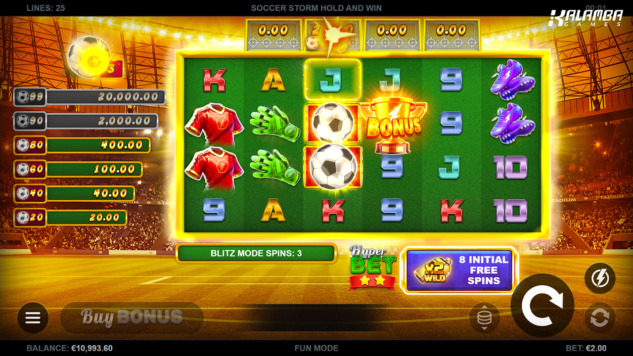 Скриншот слота Soccer от Triple PG