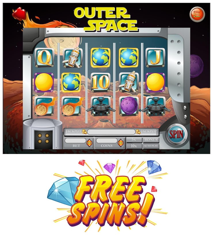 Скриншот слота Space Galaxy от Triple Profits Games