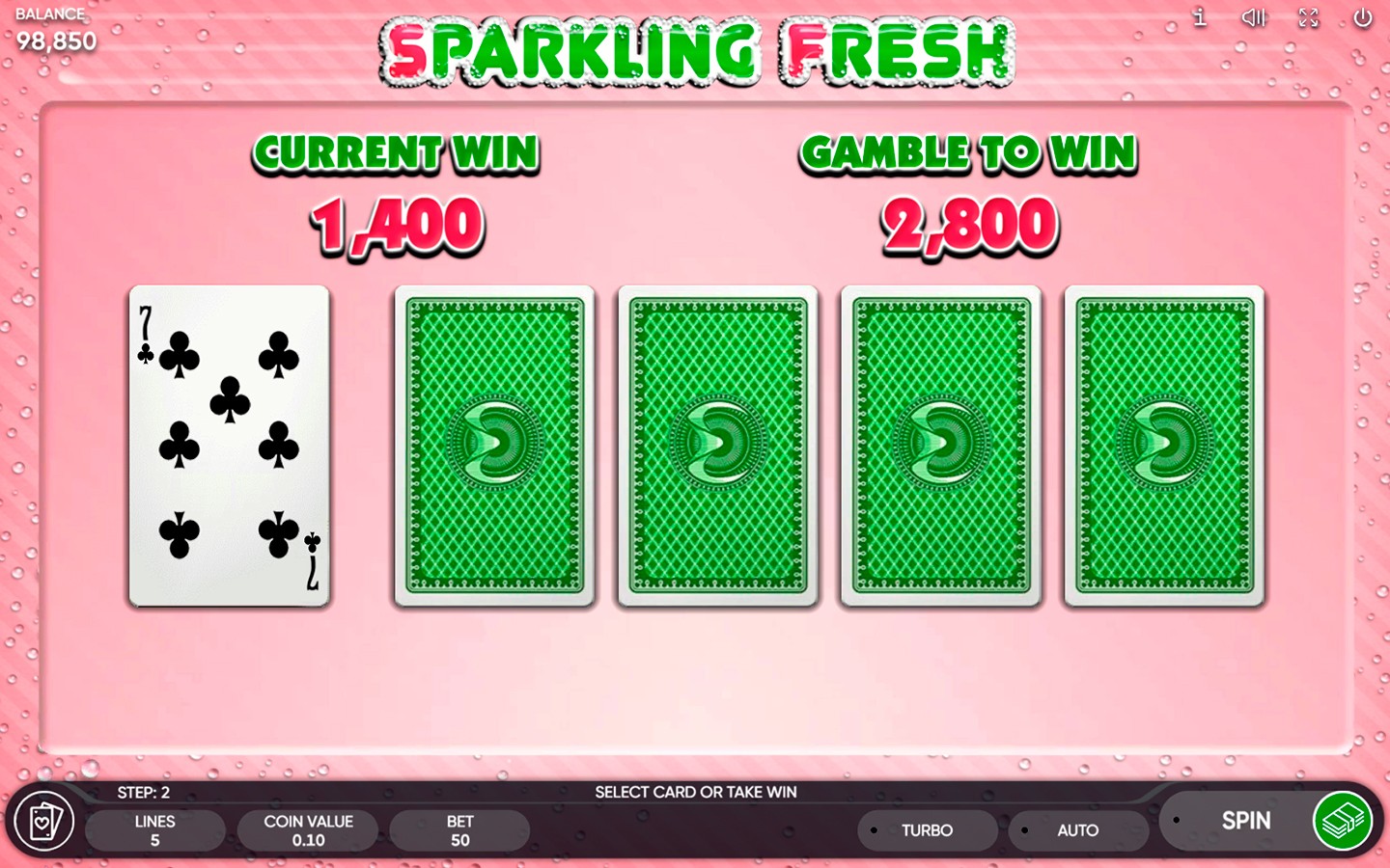 Скриншот слота Sparkling Fresh от Endorphina