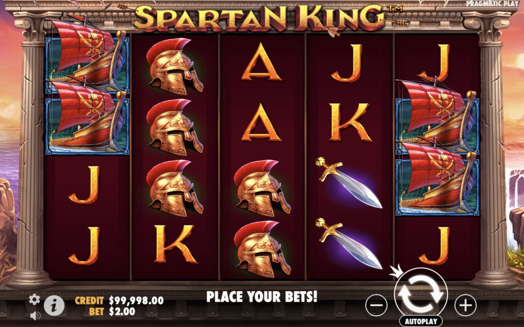 Скриншот слота Spartan King от Pragmatic Play