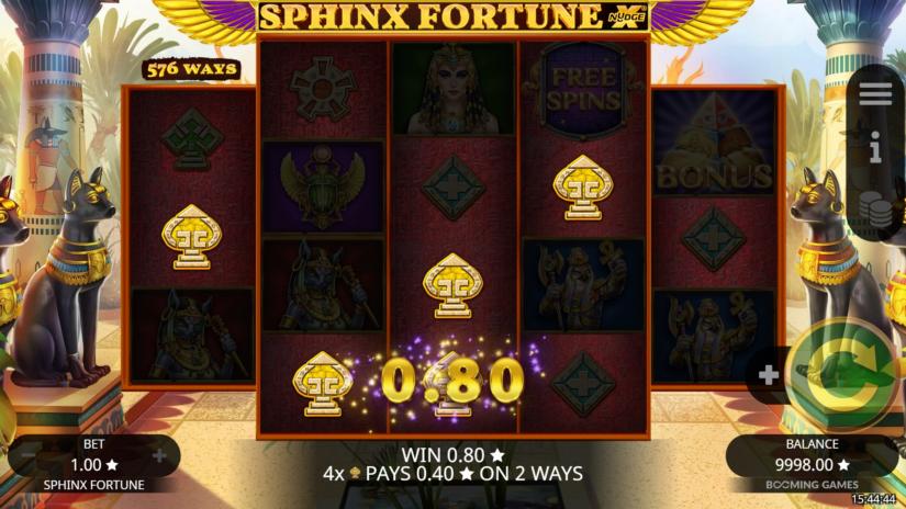 Скриншот слота Sphinx Fortune: Hold & Win от Booming Games