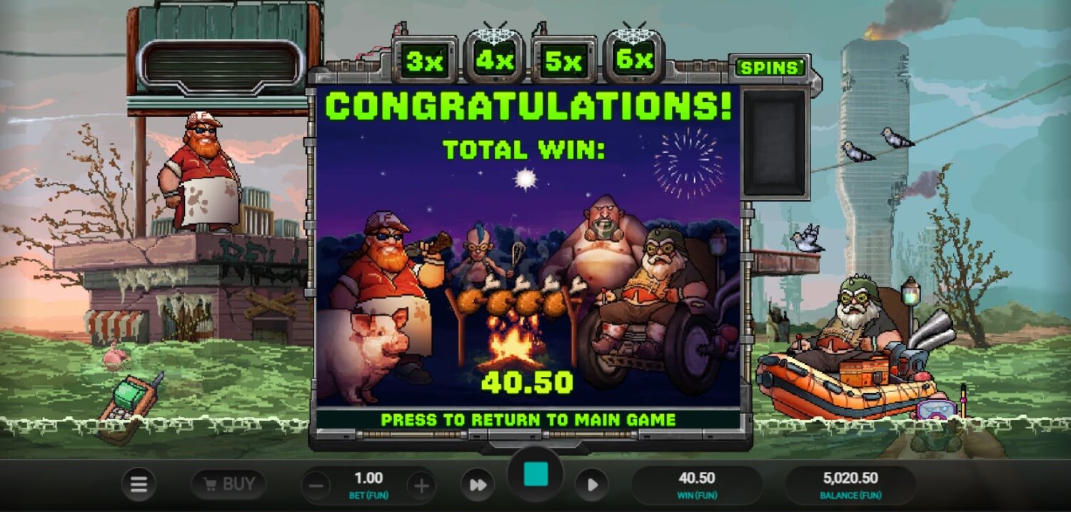 Скриншот слота Spin Diner от Swintt