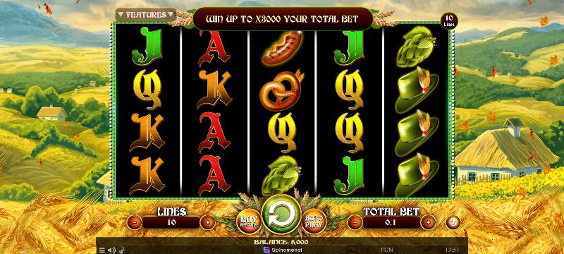 Скриншот слота Spinning Beers от Spinomenal