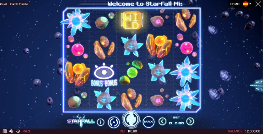 Скриншот слота Starfall Mission от Triple Cherry