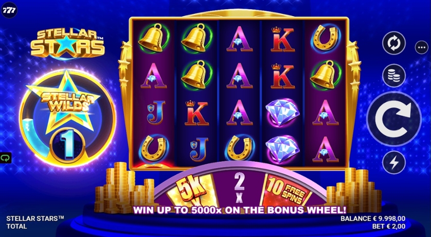 Скриншот слота Stellar от Thunderspin