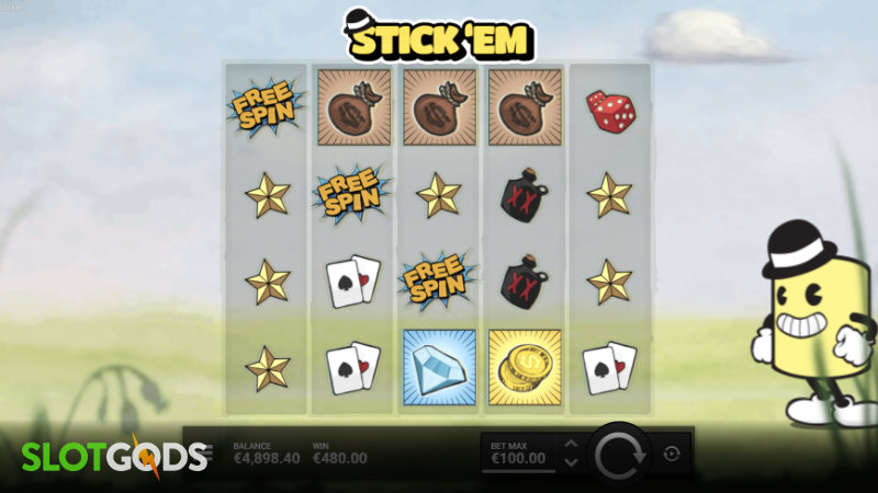Скриншот слота Stick’Em от Hacksaw Gaming