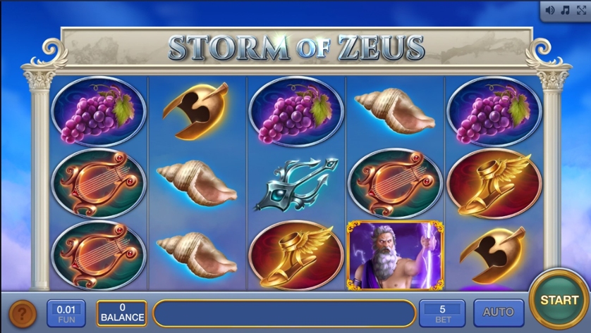 Скриншот слота Storm of Zeus от Inbet Games