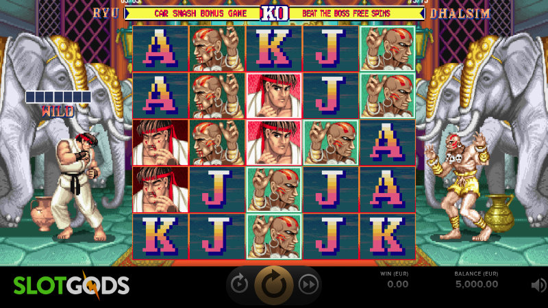 Скриншот слота Street Fighter 2: the World Warrior от NetEnt