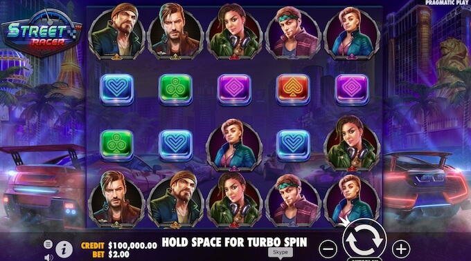 Скриншот слота Street Racer от Pragmatic Play