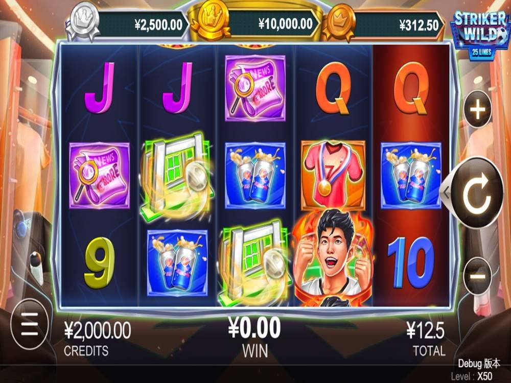 Скриншот слота Striker Goes Wild от Eyecon