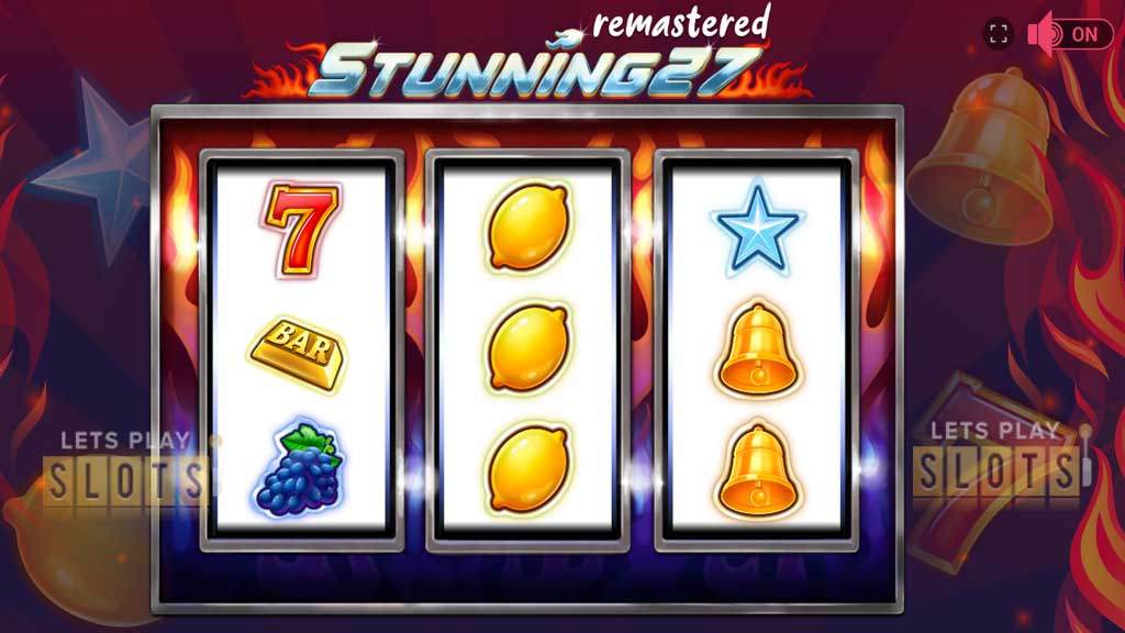 Скриншот слота Stunning 27 от BF Games