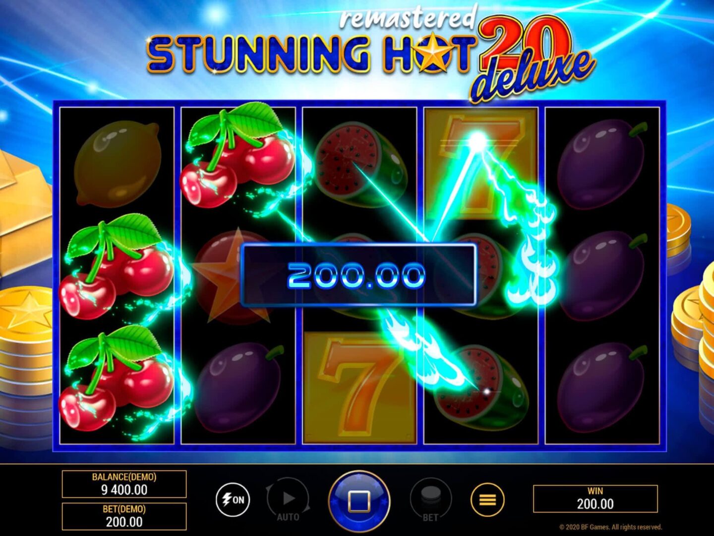 Скриншот слота Stunning Hot от BF Games