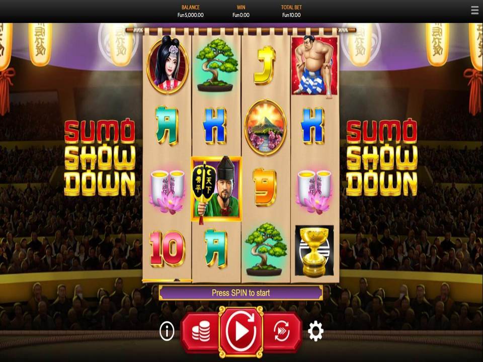 Скриншот слота Sumo Showdown от OneTouch