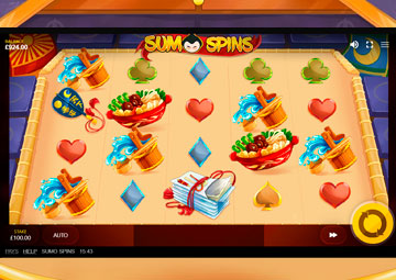 Скриншот слота Sumo Spins от Red Tiger Gaming