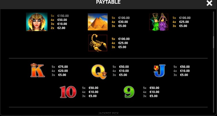 Значения символов Sun of Ra