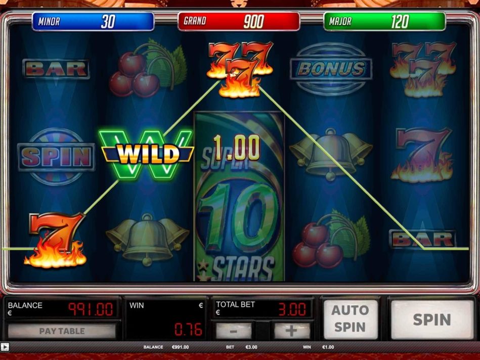 Скриншот слота Super 12 Stars от Red Rake Gaming