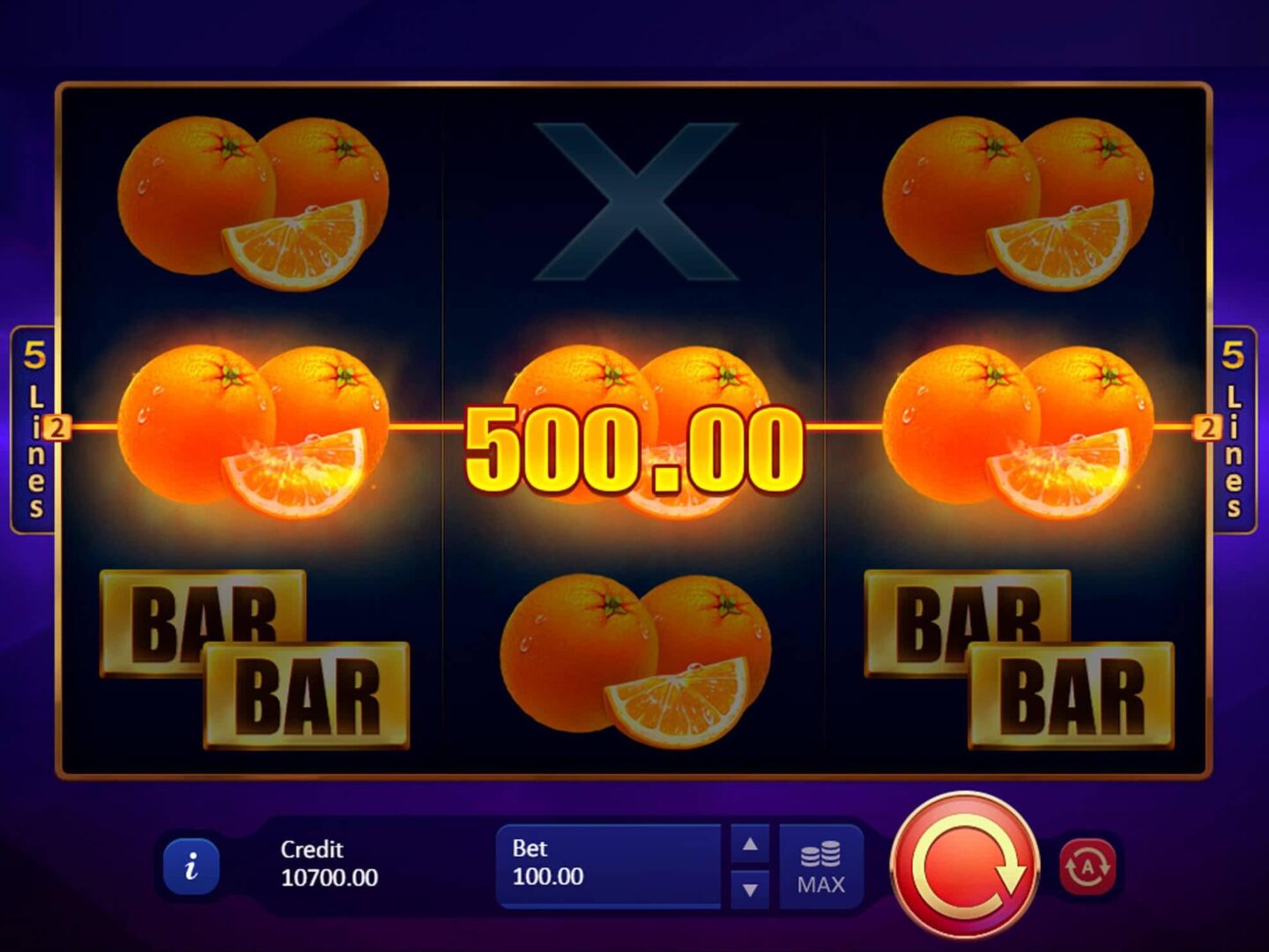 Скриншот слота Super Burning Wins: Respin от Playson