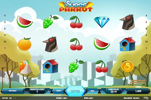 Скриншот слота Super Parrot от Spigo