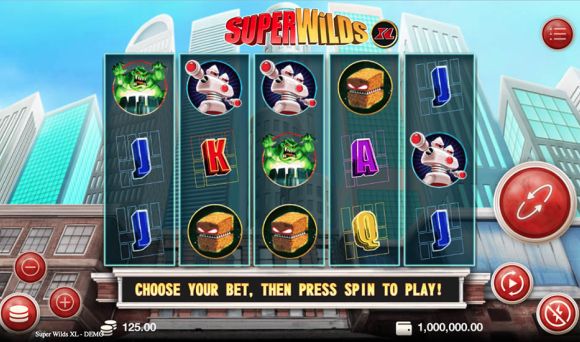 Скриншот слота Super Wilds XL от Genesis