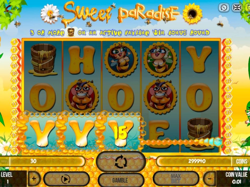 Скриншот слота Sweet Paradise от Manna Play