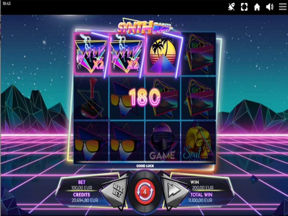 Скриншот слота Synthway от Spinmatic