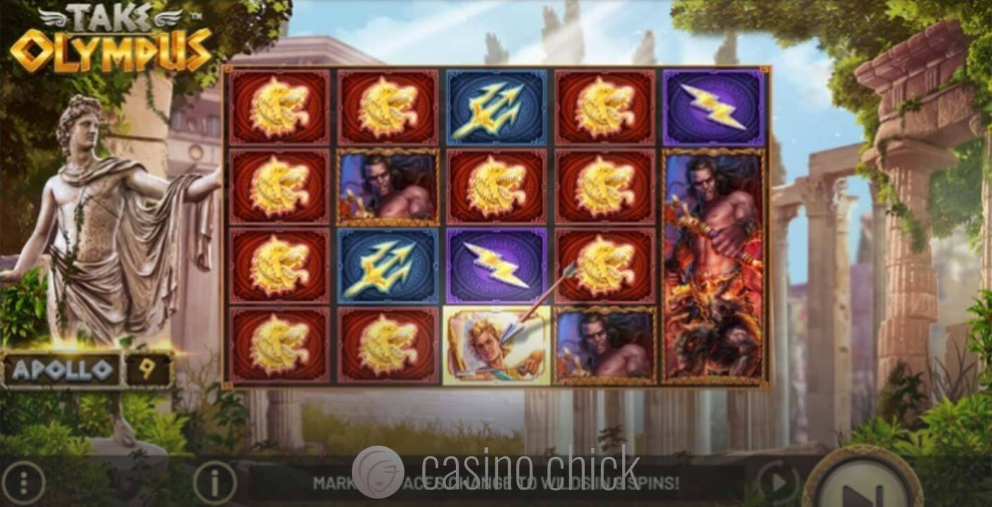 Скриншот слота Take Olympus от Betsoft