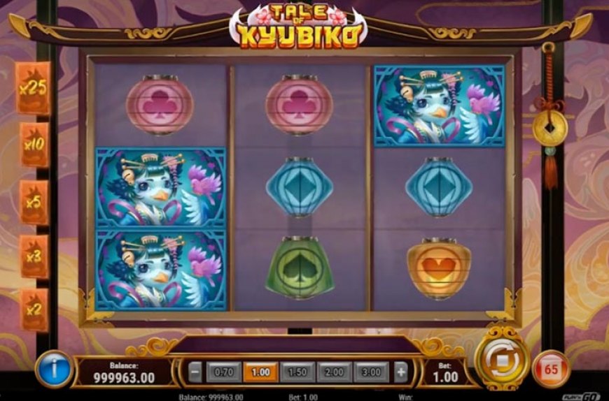 Скриншот слота Tale of Kyubiko от Play'n GO