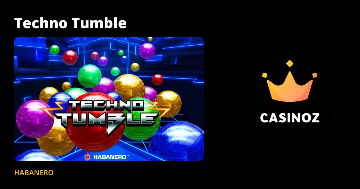 Скриншот слота Techno Tumble от Habanero Systems