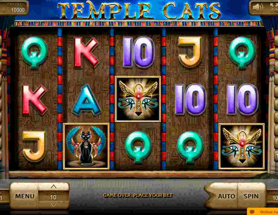 Скриншот слота Temple Cats от Endorphina