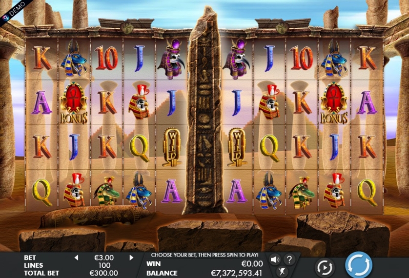 Скриншот слота Temple of Luxor от Genesis Gaming
