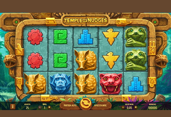 Скриншот слота Temple of Nudges от NetEnt