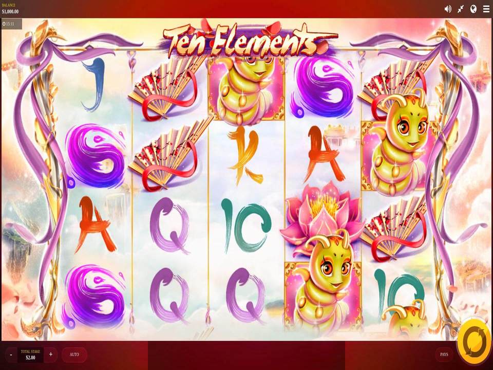 Скриншот слота Ten Elements от Red Tiger Gaming