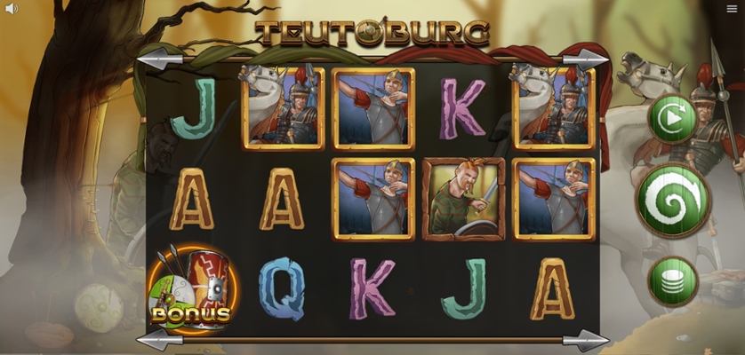Скриншот слота Игра Teutoburg от Spearhead Studios