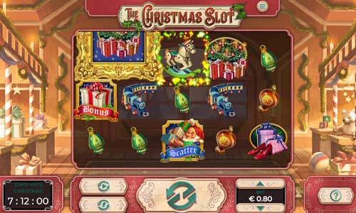 Скриншот слота The Christmas Slot от Green Jade Games
