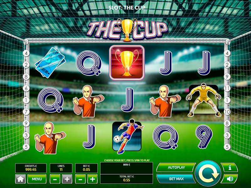 Скриншот слота The Cup от Tom Horn Gaming