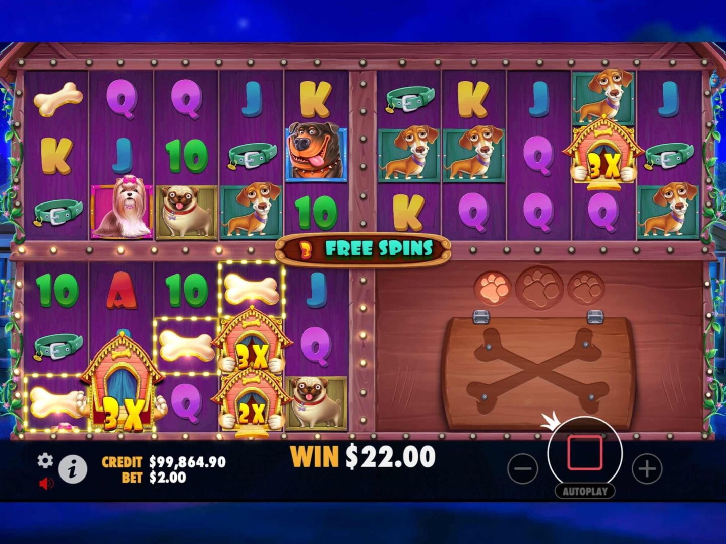 Скриншот слота The Dog House Multihold от Pragmatic Play