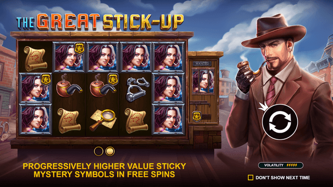 Скриншот слота The Great Stick-Up от Pragmatic Play