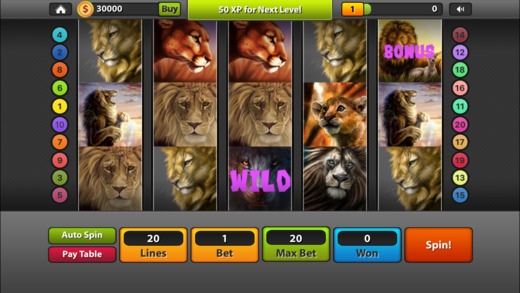 Скриншот слота The Lion от Gamzix